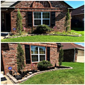 Landscaping, Mulching, Tree Removal, Flower Bed Clean Out Bixby, OK